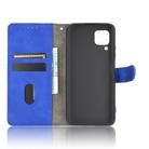 For Huawei nova 6 SE / P40 Lite Solid Color Skin Feel Magnetic Buckle Horizontal Flip Calf Texture PU Leather Case with Holder & Card Slots & Wallet(Blue) - 3