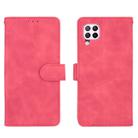 For Huawei nova 6 SE / P40 Lite Solid Color Skin Feel Magnetic Buckle Horizontal Flip Calf Texture PU Leather Case with Holder & Card Slots & Wallet(Rose Red) - 2