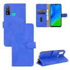 For Huawei P smart 2020 Solid Color Skin Feel Magnetic Buckle Horizontal Flip Calf Texture PU Leather Case with Holder & Card Slots & Wallet(Blue) - 1