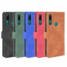 For Huawei P smart Z / Y9 Prime (2019) Solid Color Skin Feel Magnetic Buckle Horizontal Flip Calf Texture PU Leather Case with Holder & Card Slots & Wallet(Black) - 6