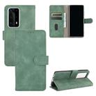 For Huawei P40 Pro+ Solid Color Skin Feel Magnetic Buckle Horizontal Flip Calf Texture PU Leather Case with Holder & Card Slots & Wallet(Green) - 1