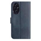 For Honor 200 5G Dual-Folded S-shape Leather Phone Case(Navy Blue) - 3
