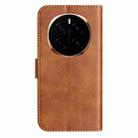 For Honor Magic7 Dual-Folded S-shape Leather Phone Case(Brown) - 3