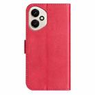For Honor 400 Global Dual-Folded S-shape Leather Phone Case(Rose Red) - 3