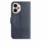 For Honor 400 Global Dual-Folded S-shape Leather Phone Case(Navy Blue) - 3