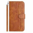 For Honor 400 Pro Global Dual-Folded S-shape Leather Phone Case(Brown) - 2