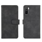 For Huawei Maimang 9 / Mate 40 Lite Solid Color Skin Feel Magnetic Buckle Horizontal Flip Calf Texture PU Leather Case with Holder & Card Slots & Wallet(Black) - 2