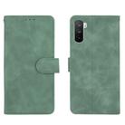 For Huawei Maimang 9 / Mate 40 Lite Solid Color Skin Feel Magnetic Buckle Horizontal Flip Calf Texture PU Leather Case with Holder & Card Slots & Wallet(Green) - 2