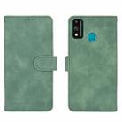 For Huawei Honor 9X Lite Solid Color Skin Feel Magnetic Buckle Horizontal Flip Calf Texture PU Leather Case with Holder & Card Slots & Wallet(Green) - 2