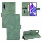 For Huawei Honor 9X Pro / Y9s Solid Color Skin Feel Magnetic Buckle Horizontal Flip Calf Texture PU Leather Case with Holder & Card Slots & Wallet(Green) - 1