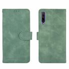 For Huawei Honor 9X Pro / Y9s Solid Color Skin Feel Magnetic Buckle Horizontal Flip Calf Texture PU Leather Case with Holder & Card Slots & Wallet(Green) - 2