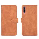 For Huawei Honor 9X Pro / Y9s Solid Color Skin Feel Magnetic Buckle Horizontal Flip Calf Texture PU Leather Case with Holder & Card Slots & Wallet(Brown) - 2