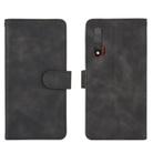 For Huawei nova 6 5G Solid Color Skin Feel Magnetic Buckle Horizontal Flip Calf Texture PU Leather Case with Holder & Card Slots & Wallet(Black) - 2