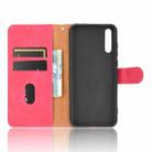 For Huawei Y8p / Enjoy 10s Solid Color Skin Feel Magnetic Buckle Horizontal Flip Calf Texture PU Leather Case with Holder & Card Slots & Wallet(Rose Red) - 3