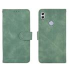 For Huawei Honor 10 Lite / P smart (2019) Solid Color Skin Feel Magnetic Buckle Horizontal Flip Calf Texture PU Leather Case with Holder & Card Slots & Wallet(Green) - 2