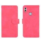 For Huawei Honor 10 Lite / P smart (2019) Solid Color Skin Feel Magnetic Buckle Horizontal Flip Calf Texture PU Leather Case with Holder & Card Slots & Wallet(Rose Red) - 2