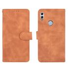 For Huawei Honor 10 Lite / P smart (2019) Solid Color Skin Feel Magnetic Buckle Horizontal Flip Calf Texture PU Leather Case with Holder & Card Slots & Wallet(Brown) - 2