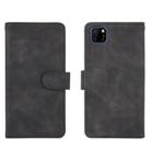 For Huawei Y5p / Honor 9S Solid Color Skin Feel Magnetic Buckle Horizontal Flip Calf Texture PU Leather Case with Holder & Card Slots & Wallet(Black) - 2