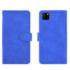 For Huawei Y5p / Honor 9S Solid Color Skin Feel Magnetic Buckle Horizontal Flip Calf Texture PU Leather Case with Holder & Card Slots & Wallet(Blue) - 2