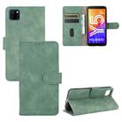 For Huawei Y5p / Honor 9S Solid Color Skin Feel Magnetic Buckle Horizontal Flip Calf Texture PU Leather Case with Holder & Card Slots & Wallet(Green) - 1