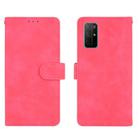 For Huawei Honor 30S Solid Color Skin Feel Magnetic Buckle Horizontal Flip Calf Texture PU Leather Case with Holder & Card Slots & Wallet(Rose Red) - 2