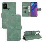 For Huawei Honor Play 9A / Honor 9A Solid Color Skin Feel Magnetic Buckle Horizontal Flip Calf Texture PU Leather Case with Holder & Card Slots & Wallet(Green) - 1