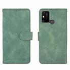 For Huawei Honor Play 9A / Honor 9A Solid Color Skin Feel Magnetic Buckle Horizontal Flip Calf Texture PU Leather Case with Holder & Card Slots & Wallet(Green) - 2