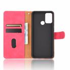 For Huawei Honor Play 9A / Honor 9A Solid Color Skin Feel Magnetic Buckle Horizontal Flip Calf Texture PU Leather Case with Holder & Card Slots & Wallet(Rose Red) - 3
