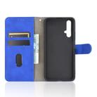 For Huawei Honor 20 / nova 5T Solid Color Skin Feel Magnetic Buckle Horizontal Flip Calf Texture PU Leather Case with Holder & Card Slots & Wallet(Blue) - 3