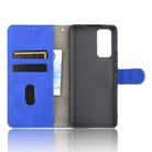 For Huawei Honor 30 Solid Color Skin Feel Magnetic Buckle Horizontal Flip Calf Texture PU Leather Case with Holder & Card Slots & Wallet(Blue) - 3