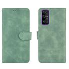 For Huawei Honor 30 Solid Color Skin Feel Magnetic Buckle Horizontal Flip Calf Texture PU Leather Case with Holder & Card Slots & Wallet(Green) - 2