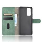 For Huawei Honor 30 Solid Color Skin Feel Magnetic Buckle Horizontal Flip Calf Texture PU Leather Case with Holder & Card Slots & Wallet(Green) - 3