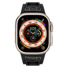 For Apple Watch 46mm / 49mm / 45mm / 44mm Kalebol Honeycomb TPU Black Mesh Strap(Black Black Net) - 3