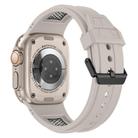 For Apple Watch 46mm / 49mm / 45mm / 44mm Kalebol Honeycomb TPU Black Mesh Strap(Starlight Black Net) - 2