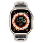 For Apple Watch 46mm / 49mm / 45mm / 44mm Kalebol Honeycomb TPU Black Mesh Strap(Starlight Black Net) - 3