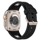 For Apple Watch 46mm / 49mm / 45mm / 44mm Kalebol Honeycomb TPU Titanium Mesh Strap(Black Titanium Net) - 2