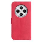For Redmi 14R 5G Dual-Folded S-shape Leather Phone Case(Rose Red) - 3