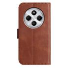 For Redmi 14R 5G Dual-Folded S-shape Leather Phone Case(Coffee) - 3