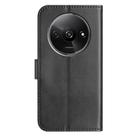 For Redmi A3 / Poco C61 Dual-Folded S-shape Leather Phone Case(Black) - 3