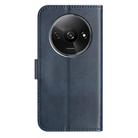 For Redmi A3 / Poco C61 Dual-Folded S-shape Leather Phone Case(Navy Blue) - 3