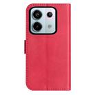 For Redmi Note 13 Pro 5G Dual-Folded S-shape Leather Phone Case(Rose Red) - 3