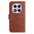 For Redmi Note 14 Pro 4G Dual-Folded S-shape Leather Phone Case(Coffee) - 3