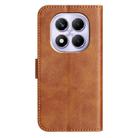 For Redmi Note 14 Pro 4G Dual-Folded S-shape Leather Phone Case(Brown) - 3