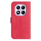 For Redmi Note 14 Pro 5G Dual-Folded S-shape Leather Phone Case(Rose Red) - 3