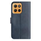 For Motorola Moto G15 Dual-Folded S-shape Leather Phone Case(Navy Blue) - 3
