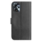 For Motorola Moto G14 4G Dual-Folded S-shape Leather Phone Case(Black) - 3