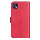 For Motorola Moto G50 5G Dual-Folded S-shape Leather Phone Case(Rose Red) - 3