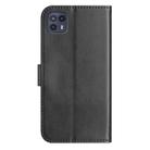 For Motorola Moto G50 5G Dual-Folded S-shape Leather Phone Case(Black) - 3