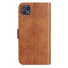 For Motorola Moto G50 5G Dual-Folded S-shape Leather Phone Case(Brown) - 3