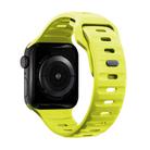 For Apple Watch 46mm / 49mm / 45mm / 44mm Kalebol Sport Silicone Strap(Grass Green) - 2
